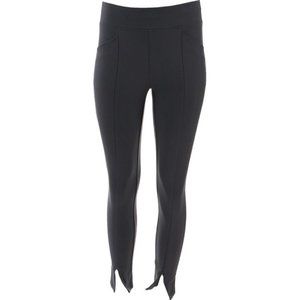 NWT SUSAN GRAVER WEEKEND PREMIUM STRETCH ANKLE PANTS DARK PEWTER PXXS‎